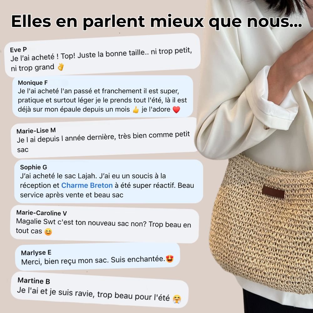 Stéphanie | Straw Crossbody Shoulder Bag