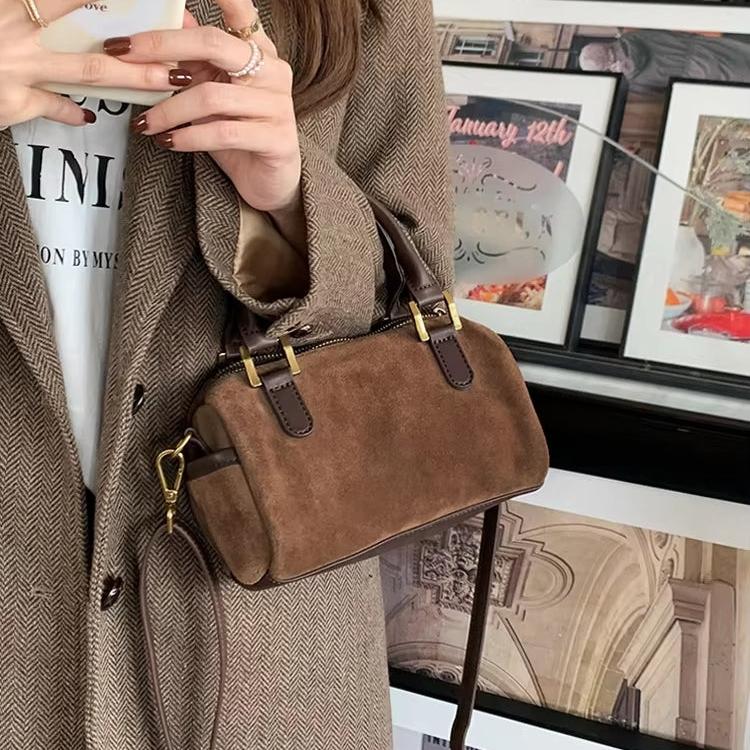 Mini Suede Crossbody Bag