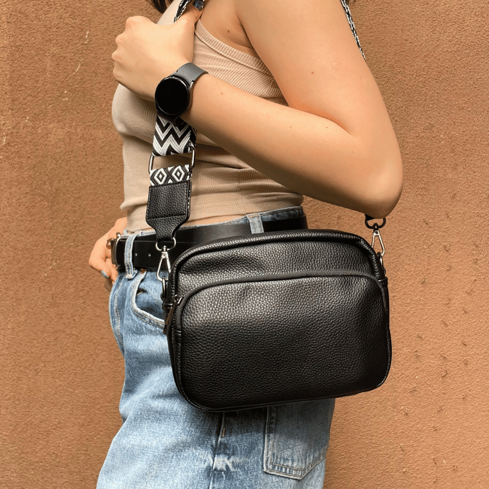 Eva | Mini Leather Crossbody Bag
