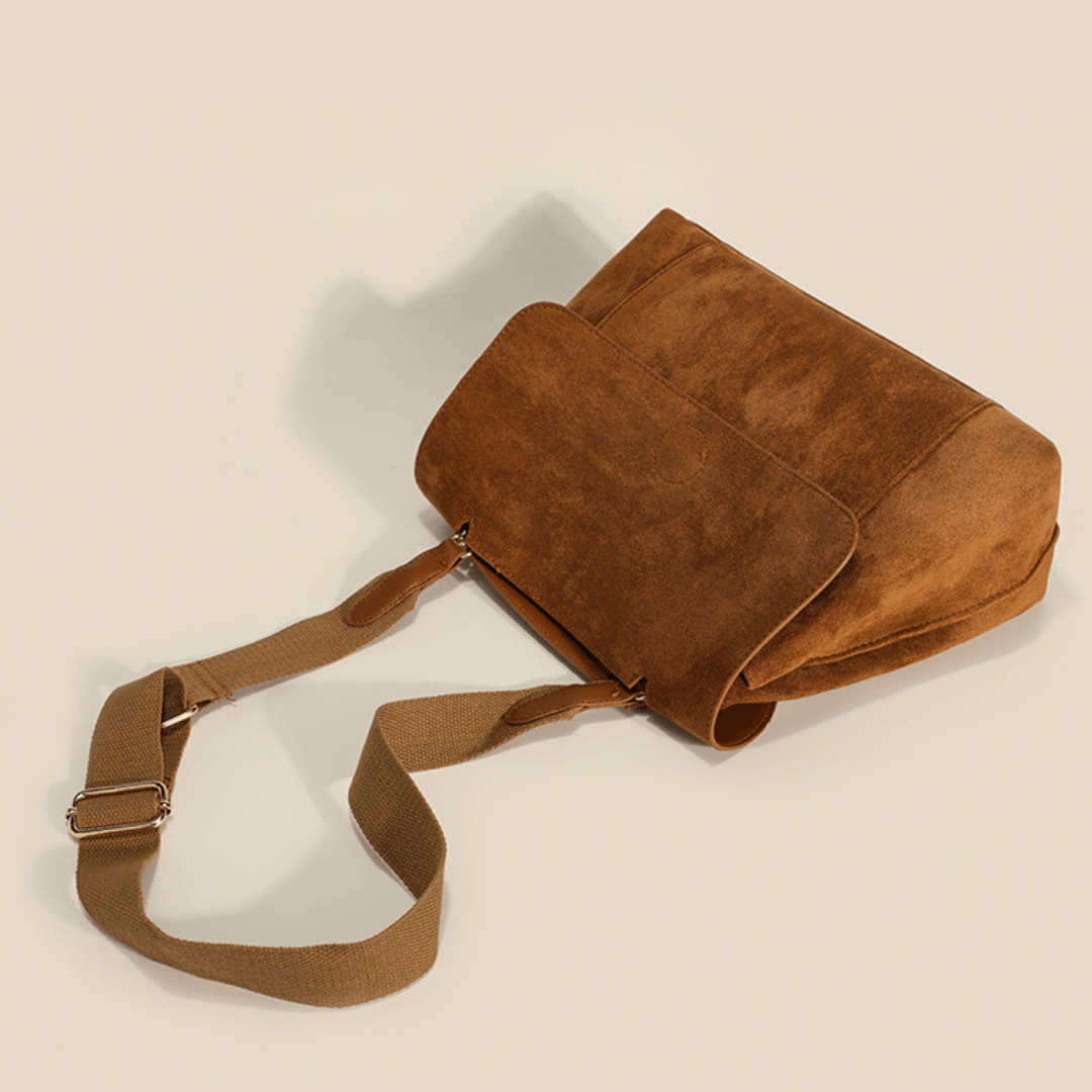 Suede Crossbody Bag