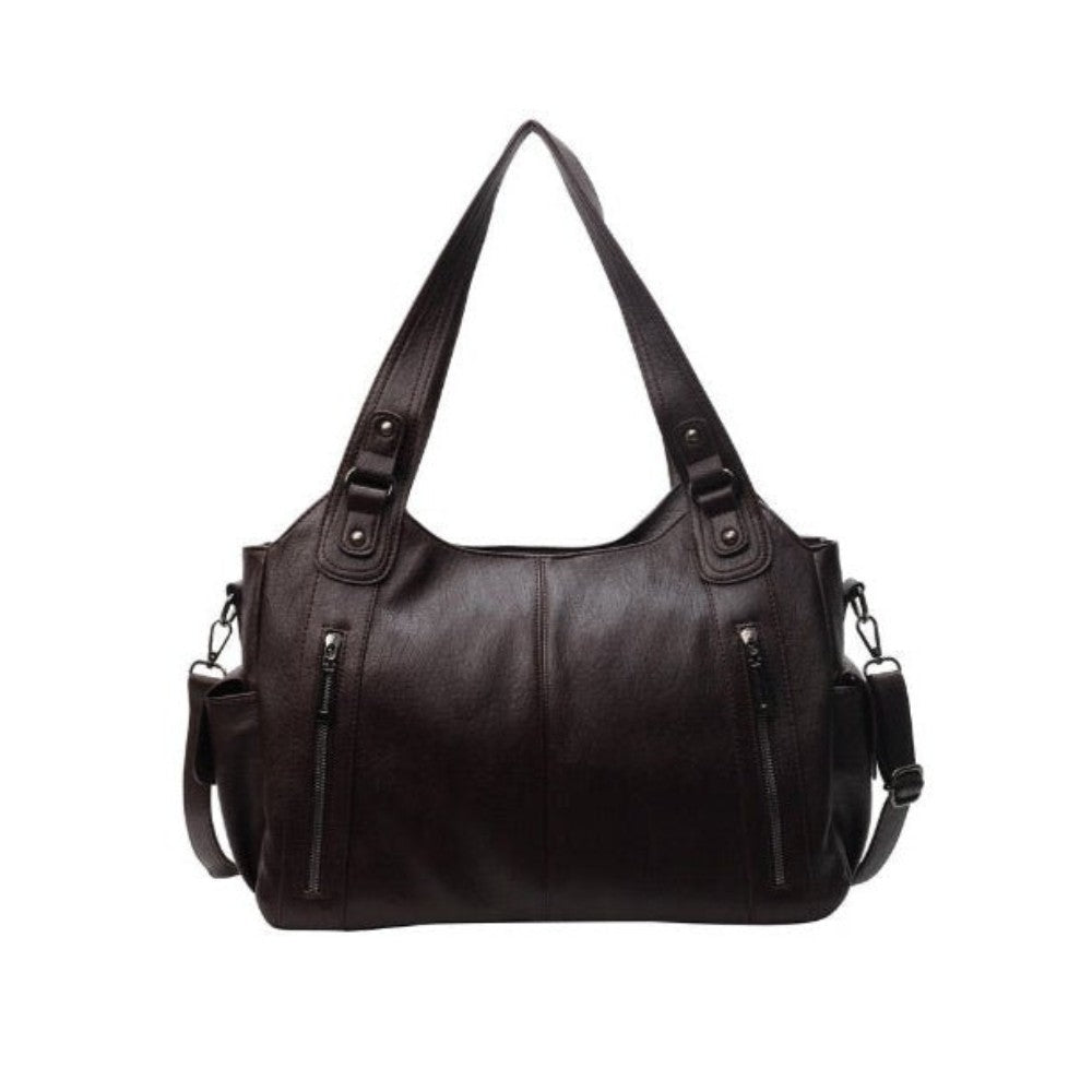 Burgundy Leather Crossbody Bag