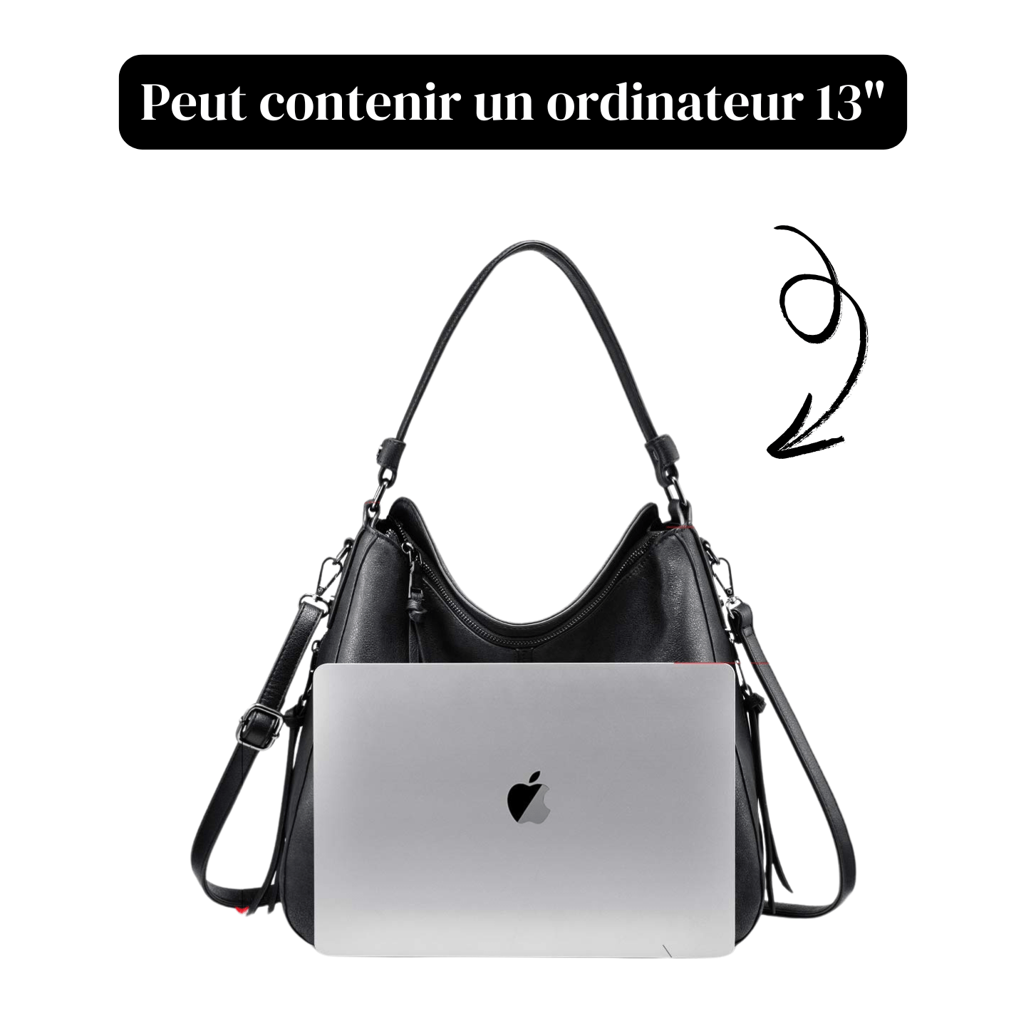 Brown Leather Crossbody Bag
