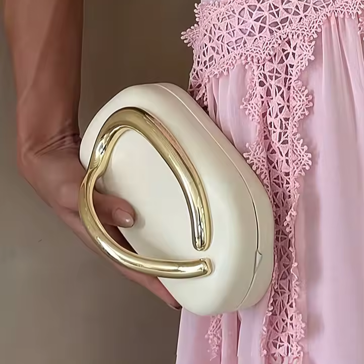 Inès | Clutch Evening Crossbody Handle Bag