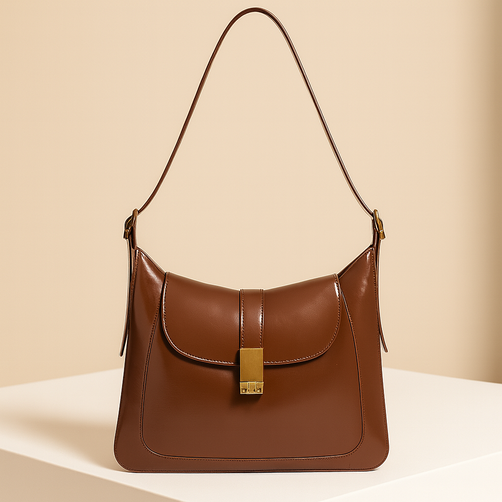 Auriane | Brown crossbody shoulder bag