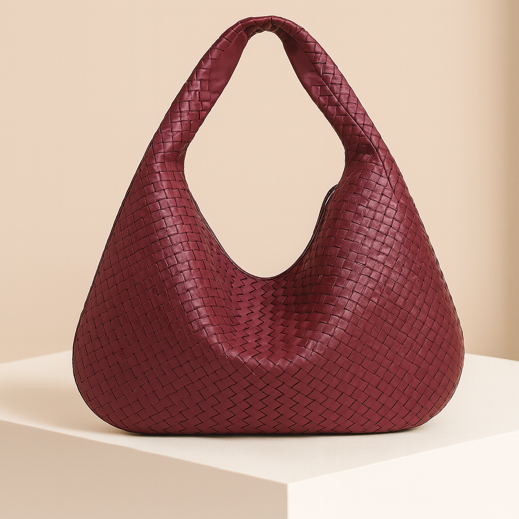 Clara | Woven Hobo Shoulder Bag