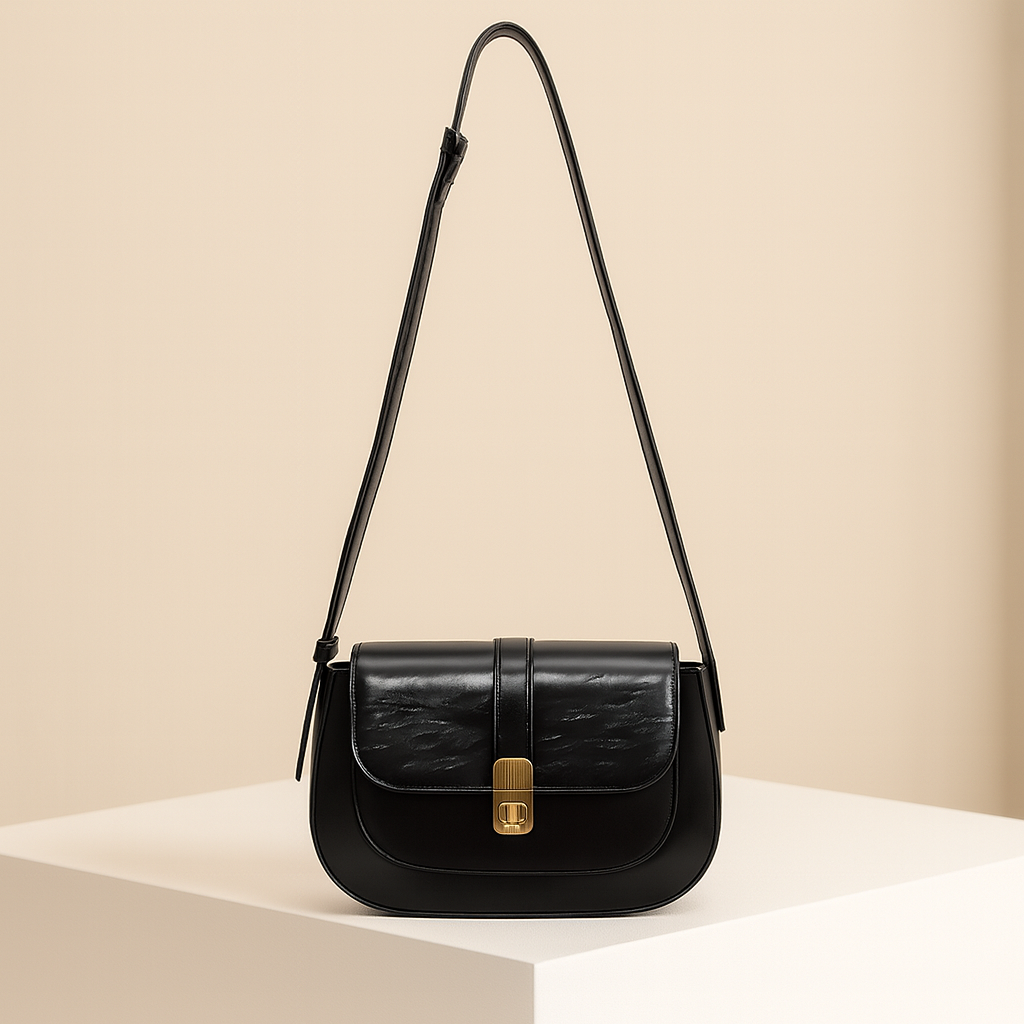 Assia | Vintage Brown Crossbody Bag