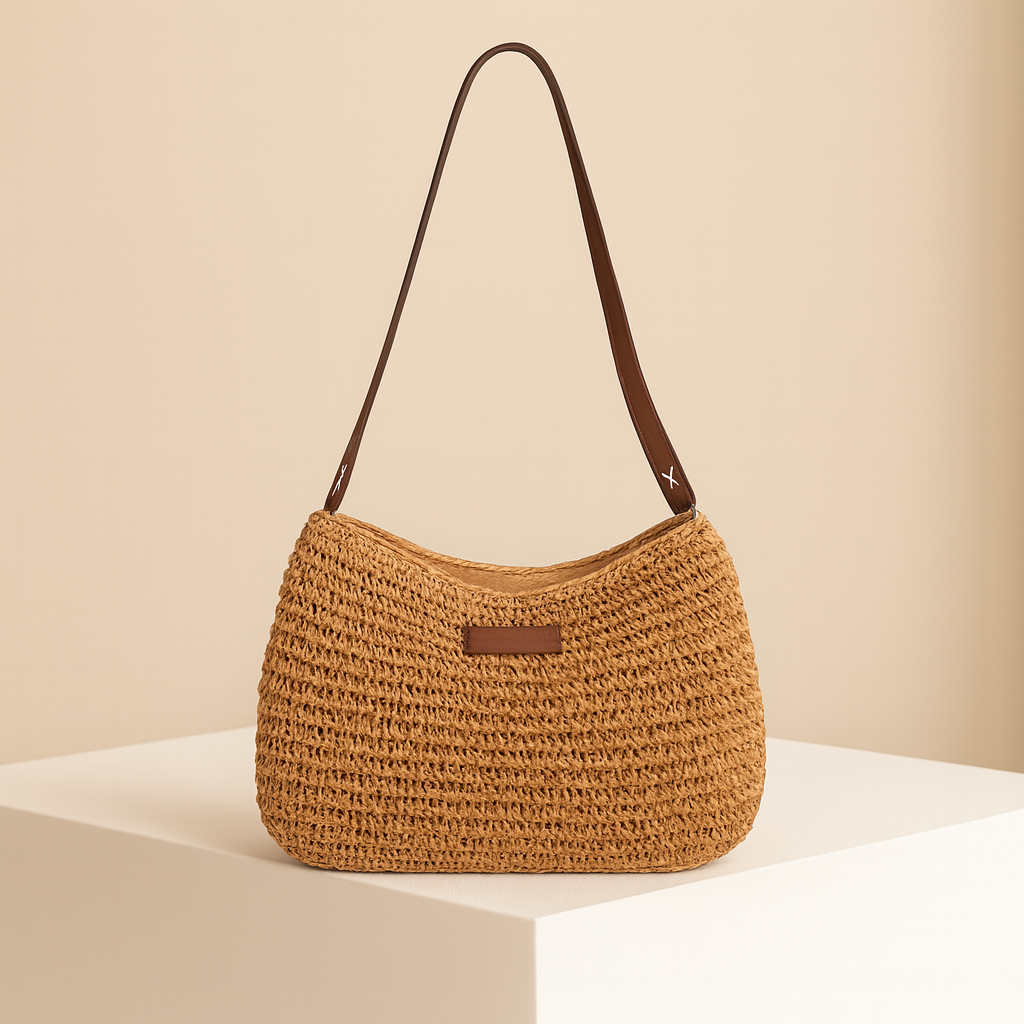 Katia | Mini Straw Crossbody Bag