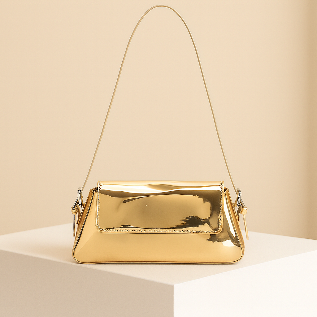 Louane | Gold shoulder bag
