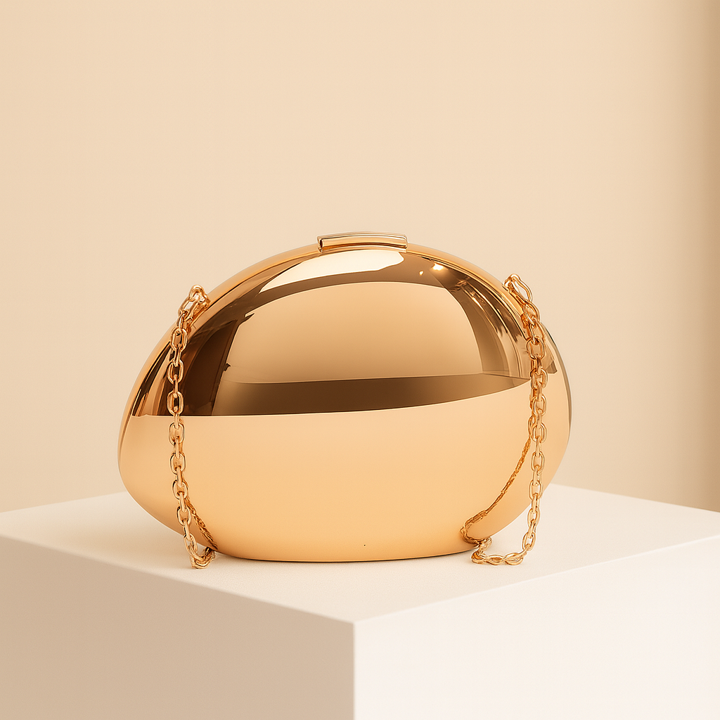Nelly | Gold Crossbody Bag