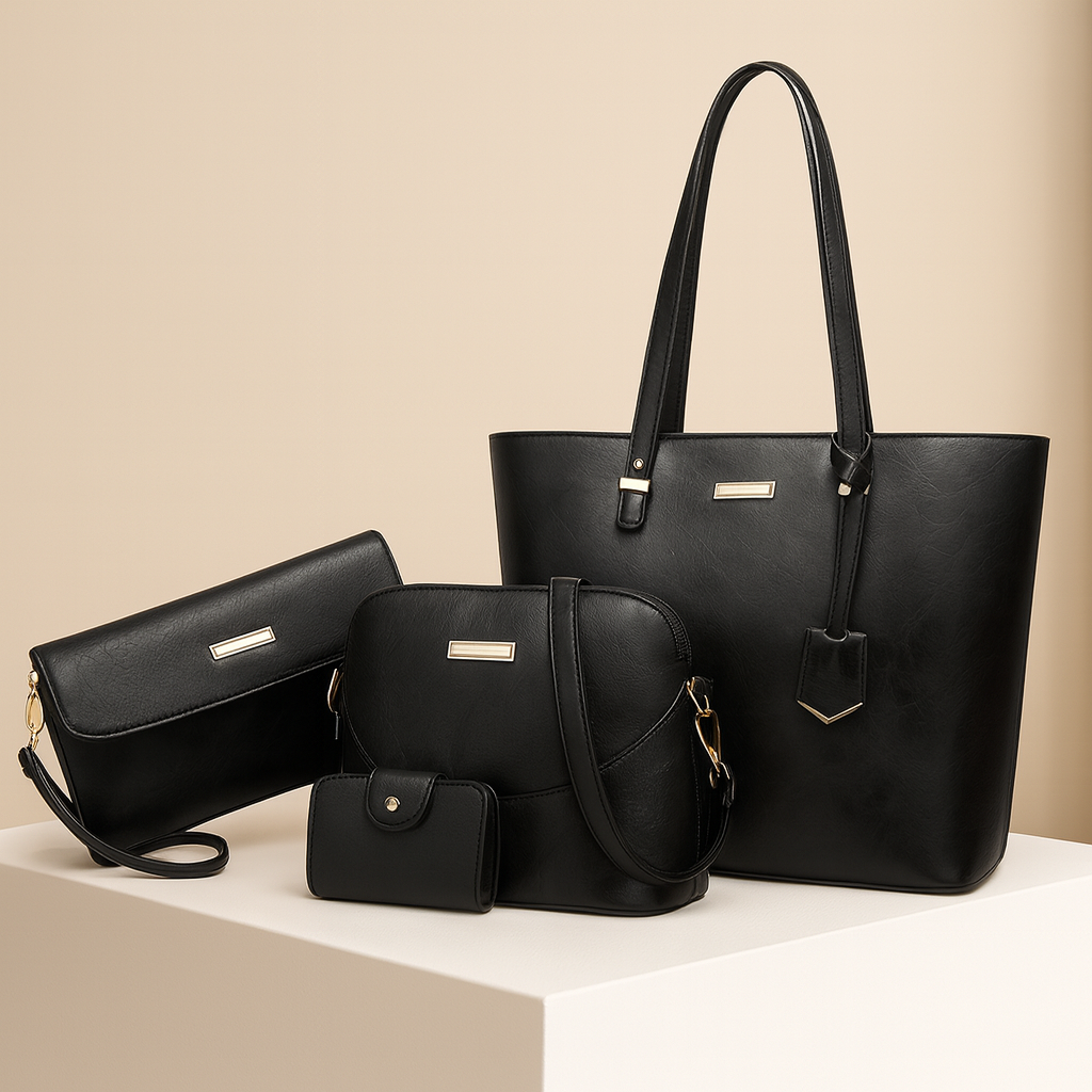 Laury | Set of leather shoulder bags