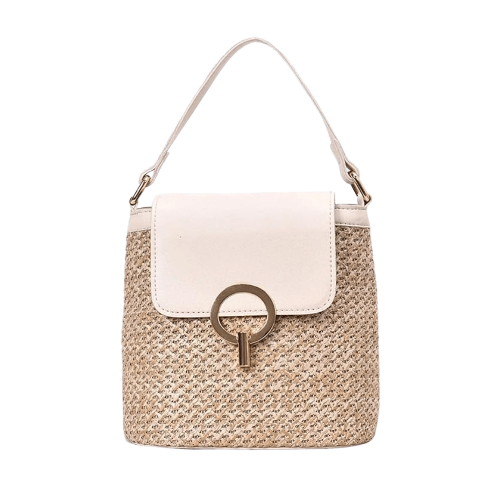 Wicker Bucket Bag