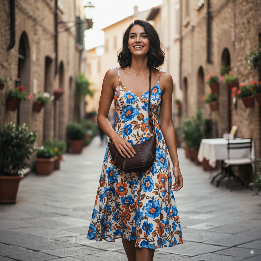 Valentine | Suede crescent crossbody bag