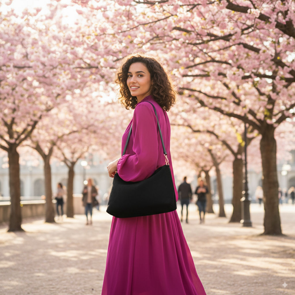 Sandrine | Suede shoulder bag