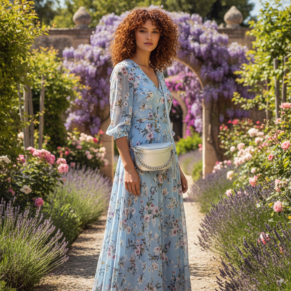 Estelle | Silver crossbody belt bag