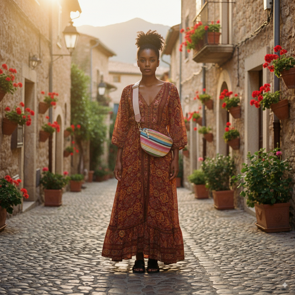 Amira | Straw Crossbody Bag