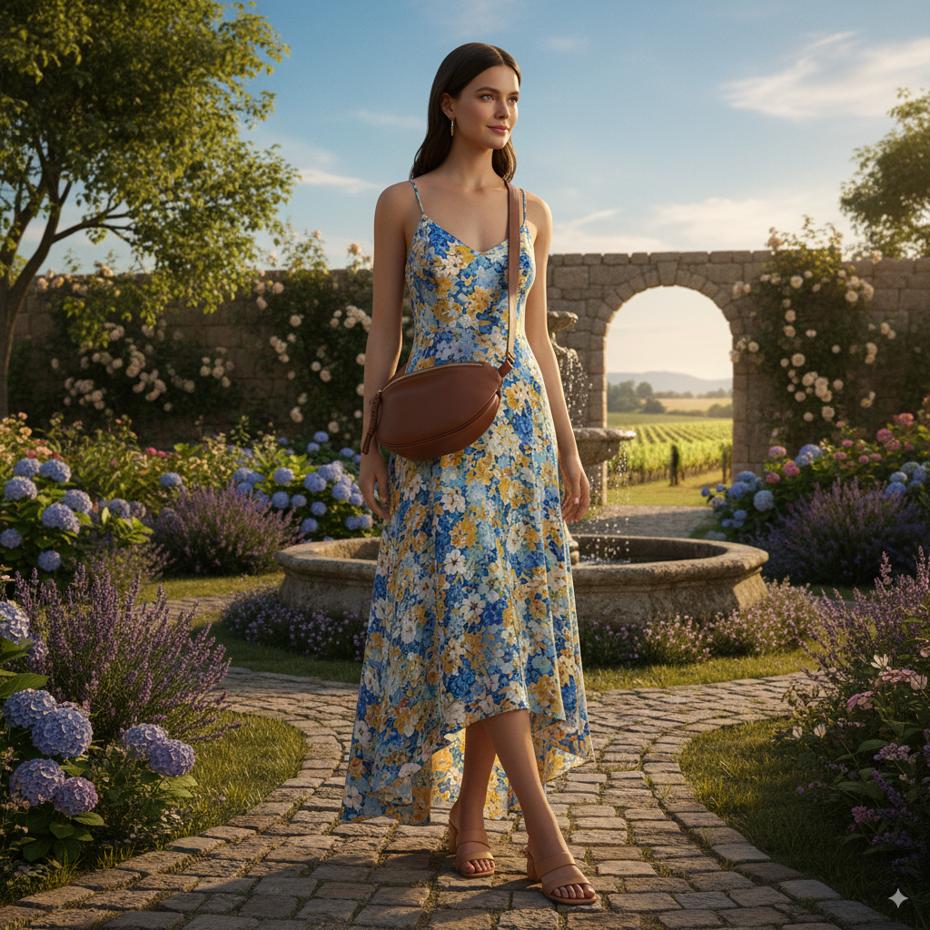 Thérèse | Brown Leather Crossbody Bag