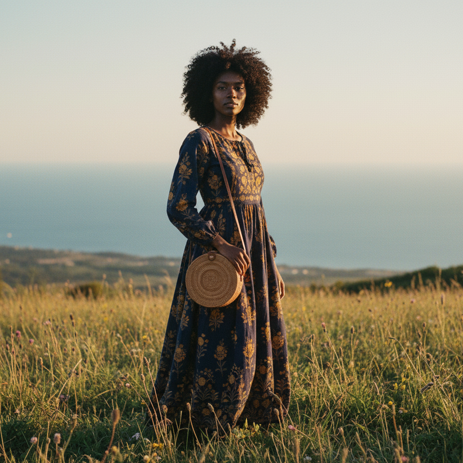 Lauriane | Mini straw crossbody bag