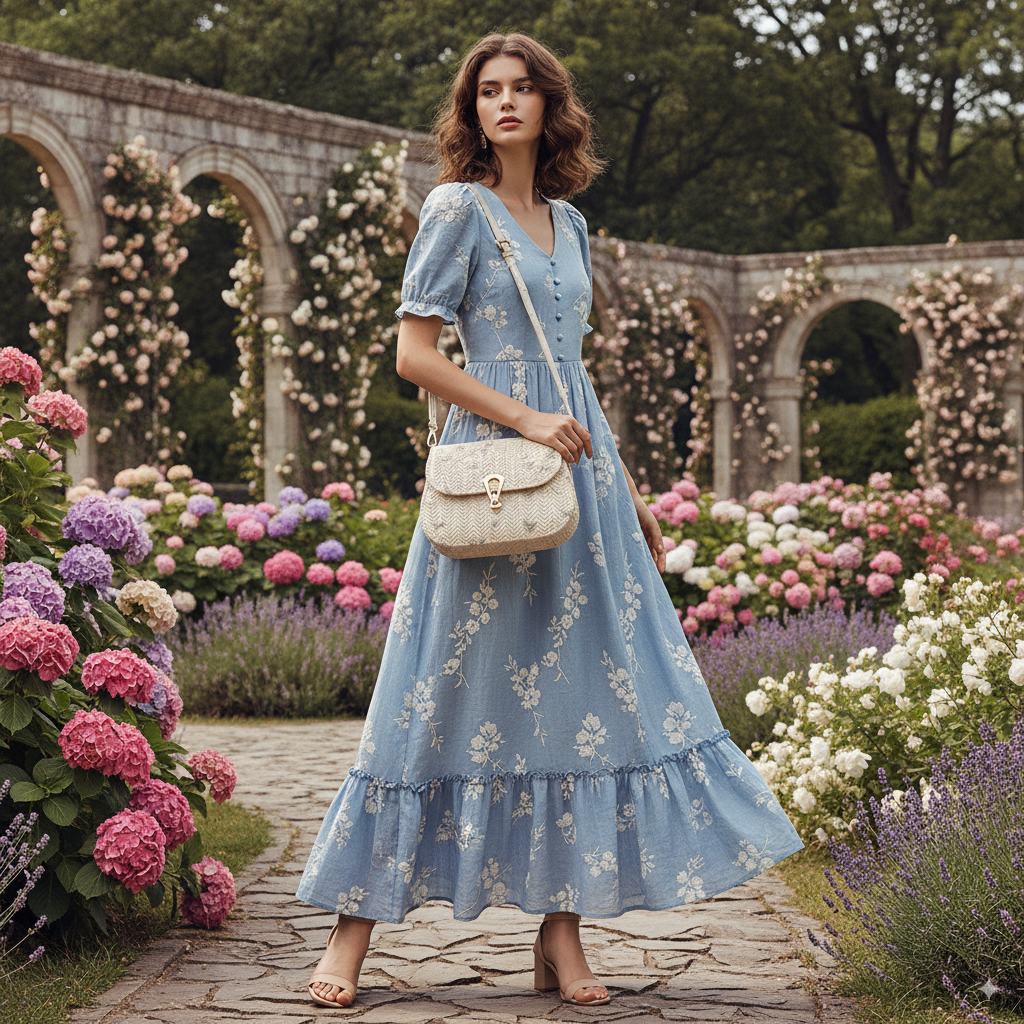 Floriane | Vintage Straw Crossbody Bag