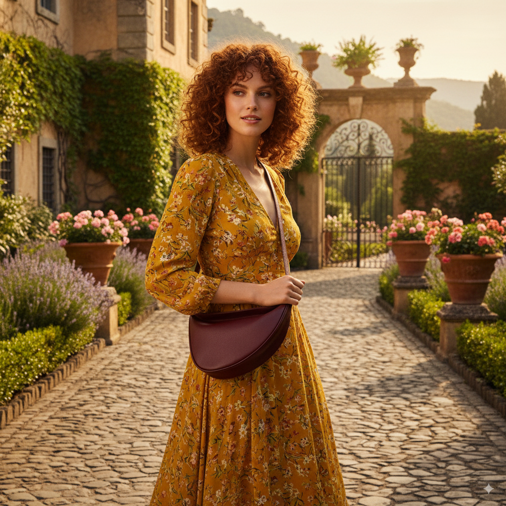 Élina | Leather Crossbody Bag