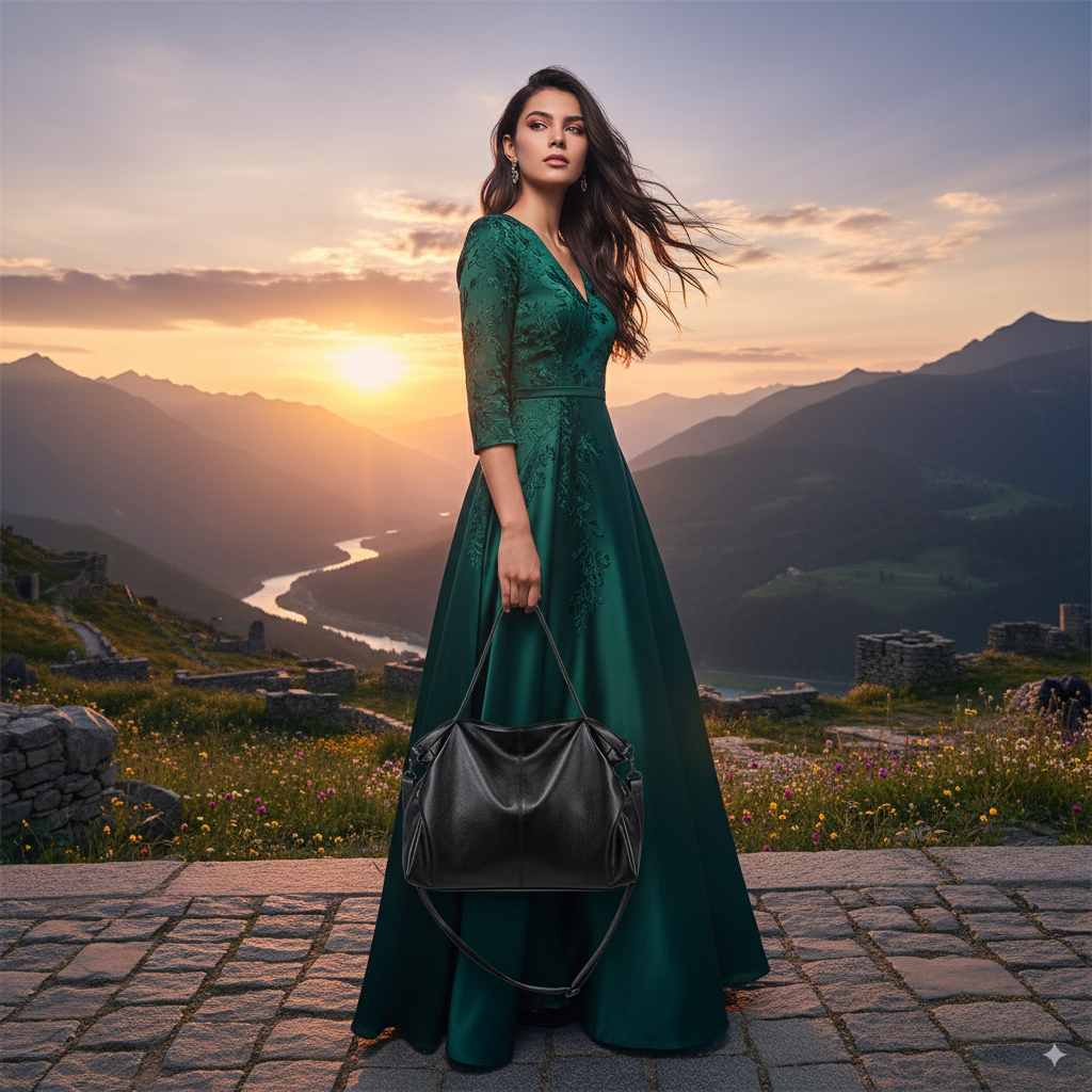 Sélène | Leather Crossbody Bag