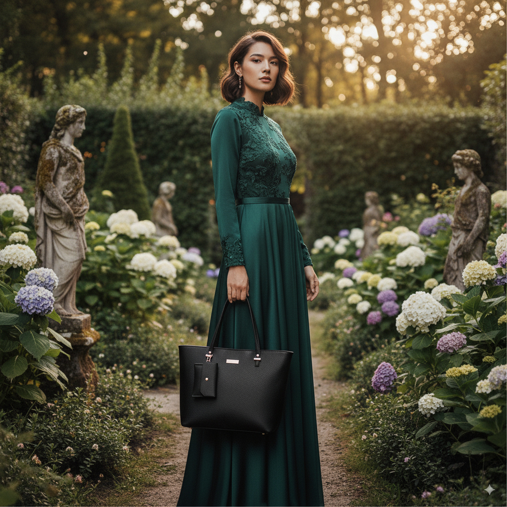 Laury | Set of leather shoulder bags