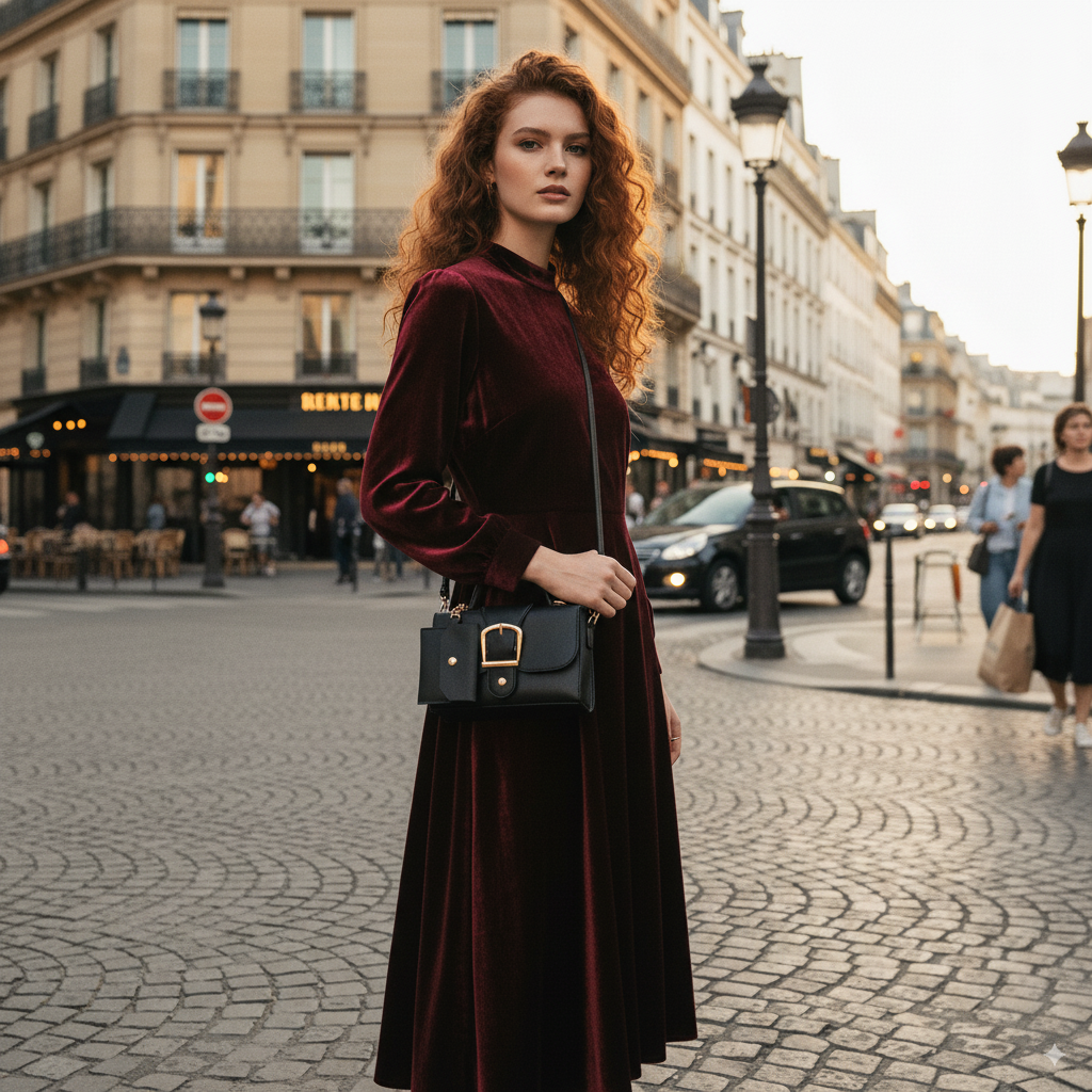 Cécilia | Mini Leather Crossbody Bag