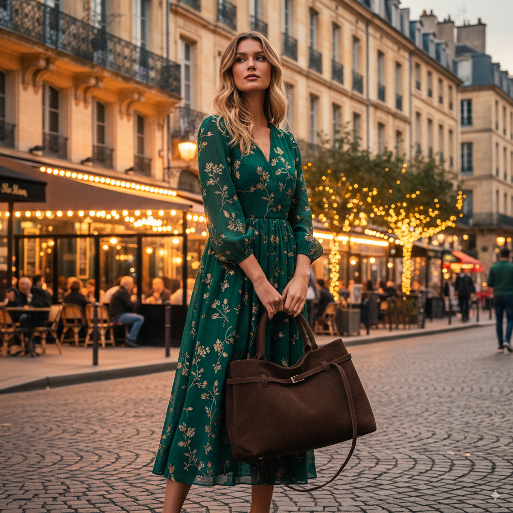 Margaux | Suede Vintage Large Bag