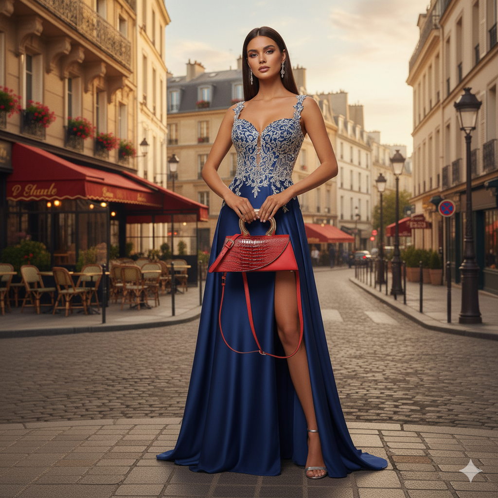 Aïcha | Red mini shoulder bag