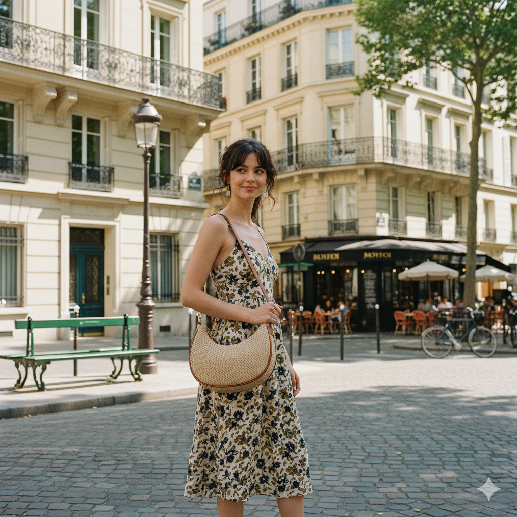 Paloma | Mini straw shoulder bag