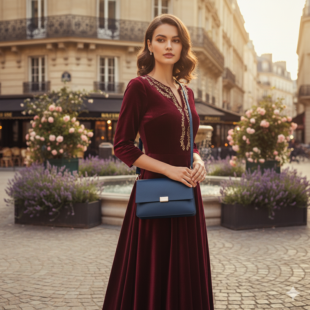 Alice | Blue Crossbody Bag