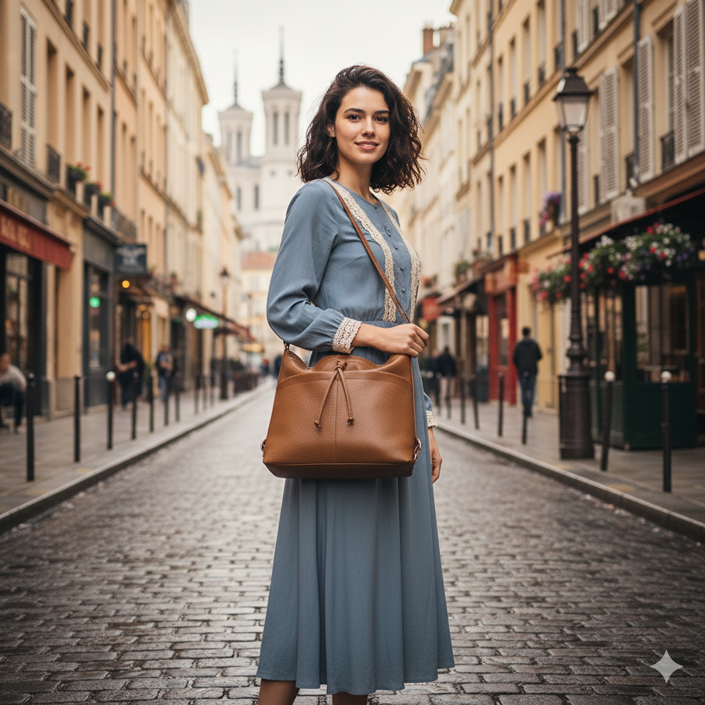 Solange | Leather Crossbody Bag