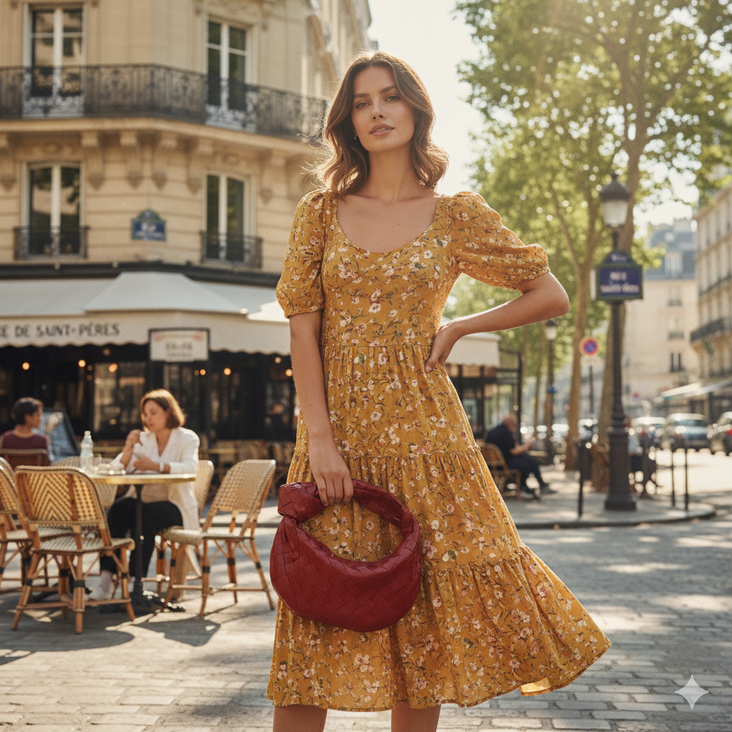 Ambre | Mini Leather Half Moon Bag