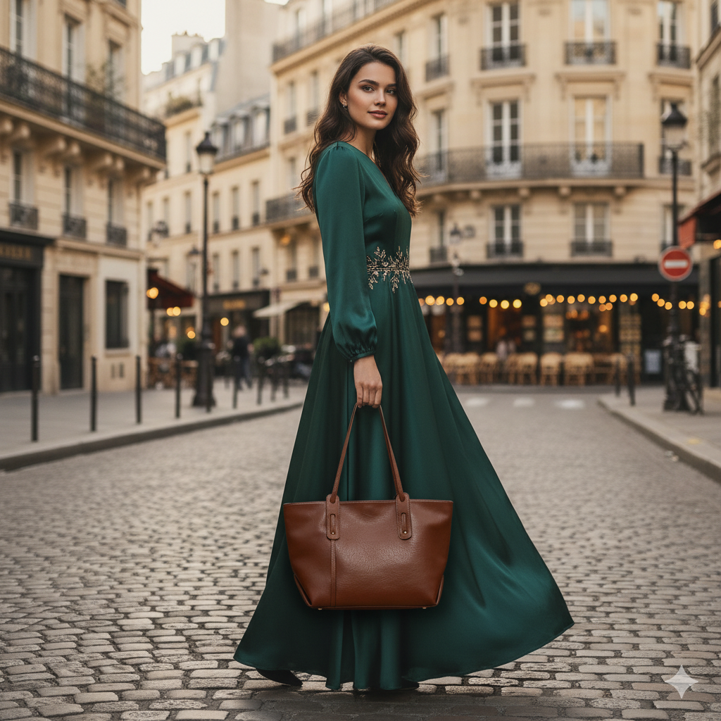 Gwenaëlle | Leather Shoulder Bag