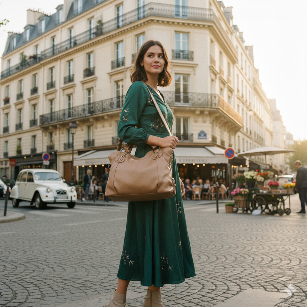 Andréa | Leather crossbody bag