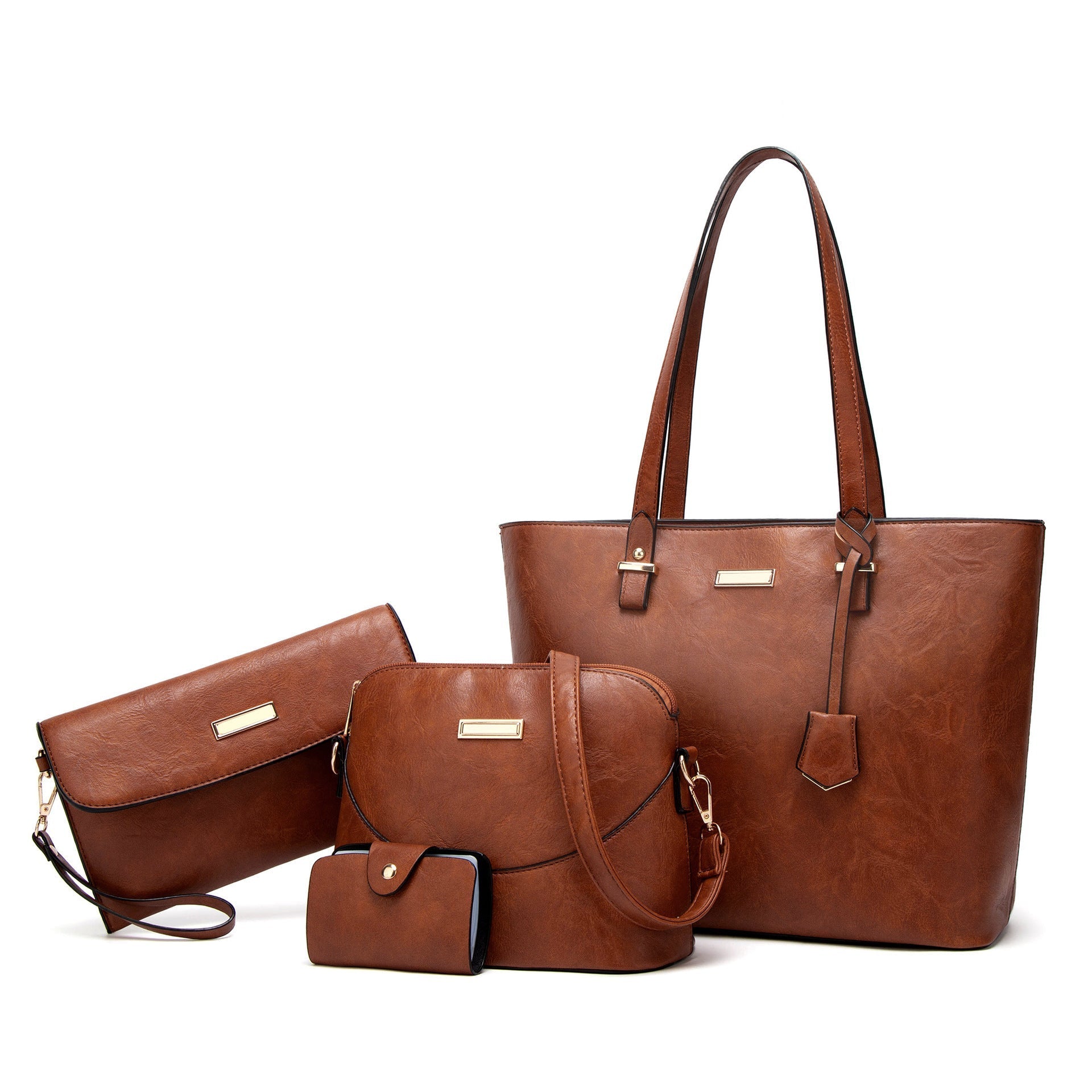Laury | Set of leather shoulder bags