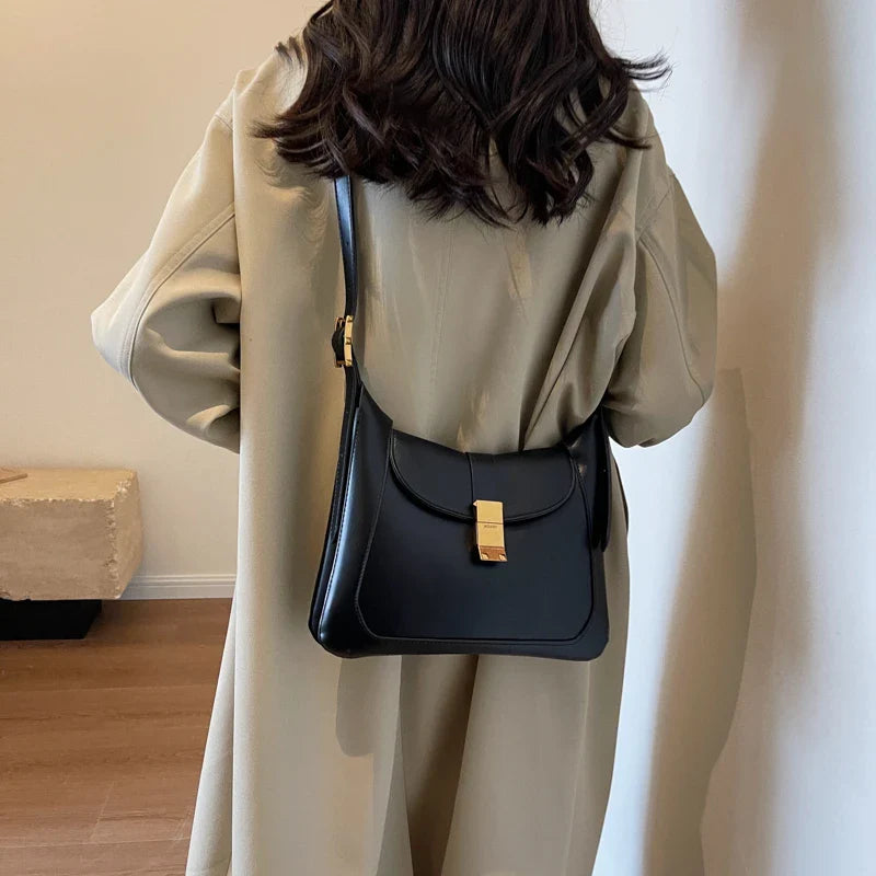 Brown crossbody shoulder bag