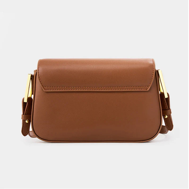 Thalia | Brown Leather Crossbody Bag