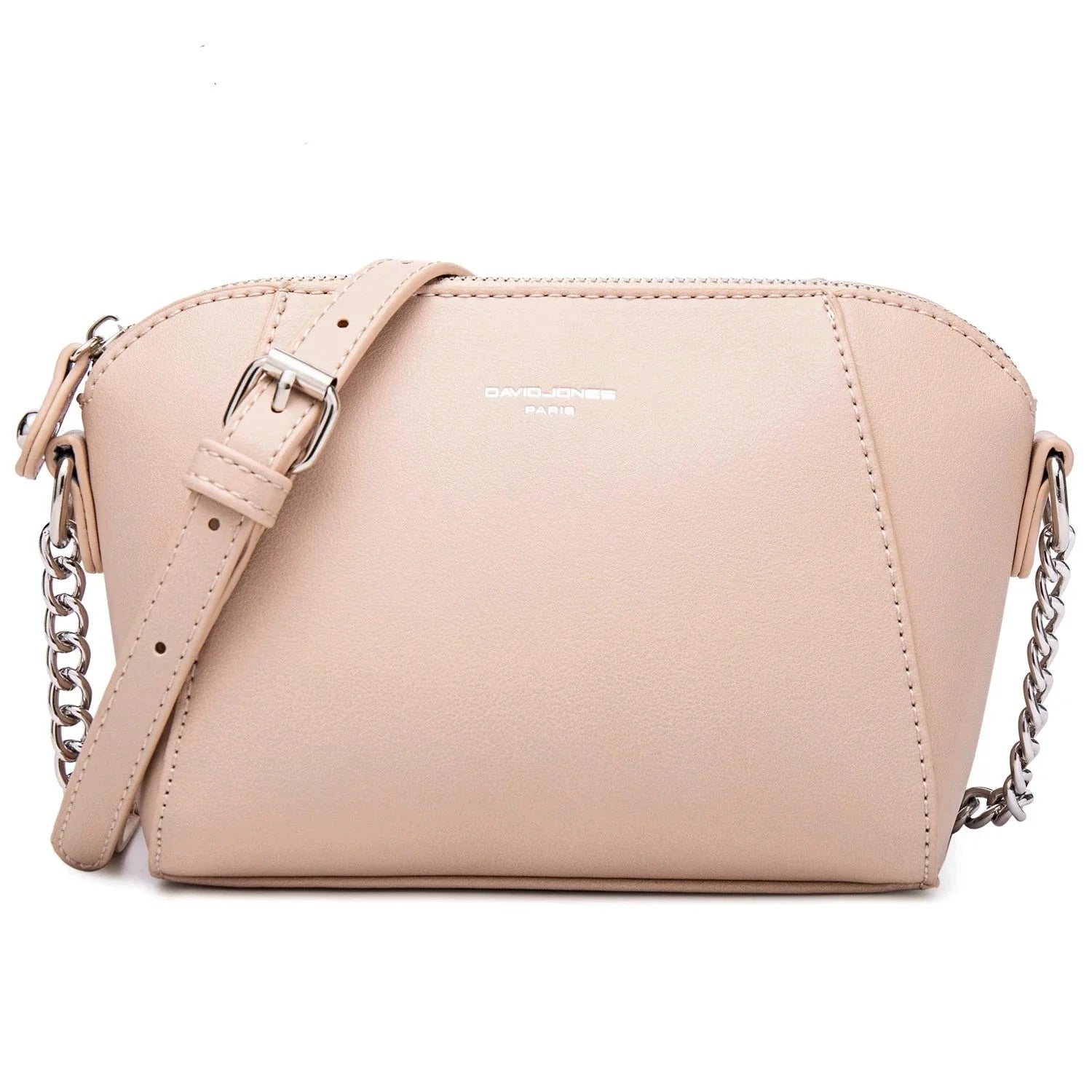 Pink Leather Crossbody Bag