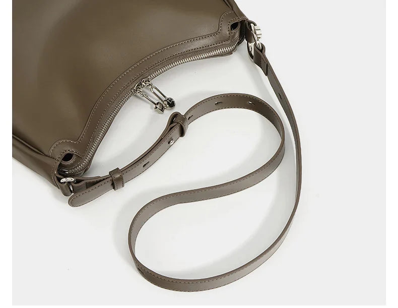 Red shoulder bag