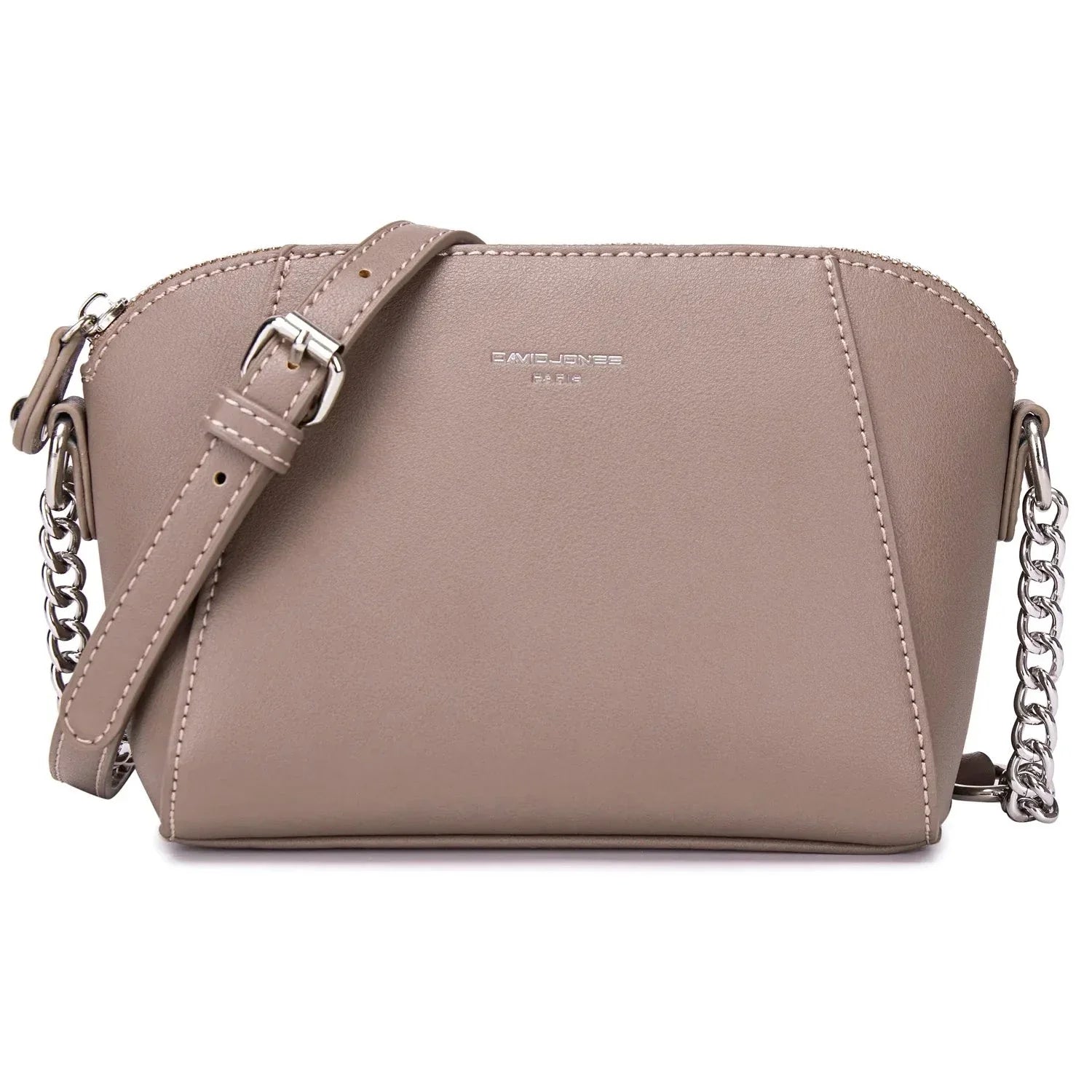 Pink Leather Crossbody Bag