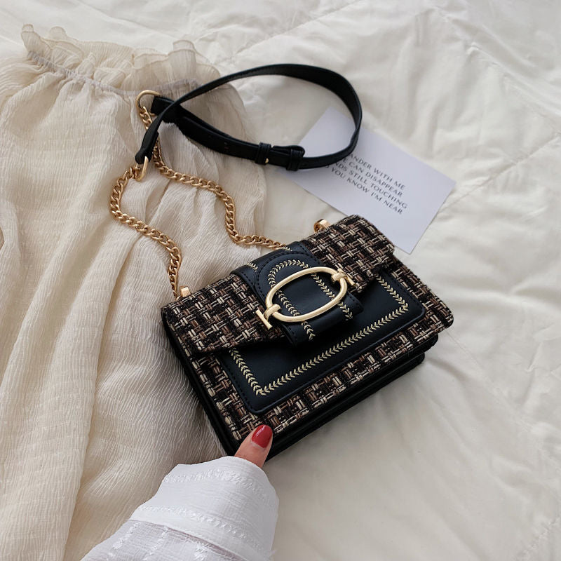 Mini Tweed Crossbody Bag
