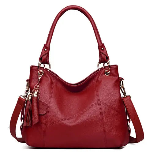 Red Leather Crossbody Bag