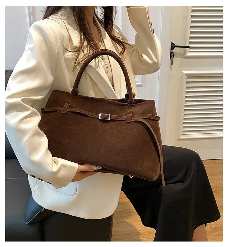 Margaux | Suede Vintage Large Bag