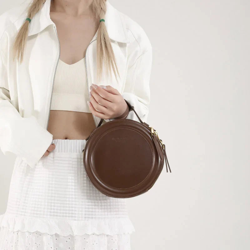 Mini leather crossbody bag