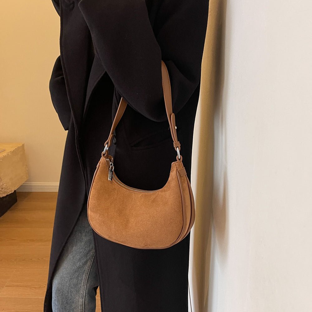 Mini Suede Shoulder Bag