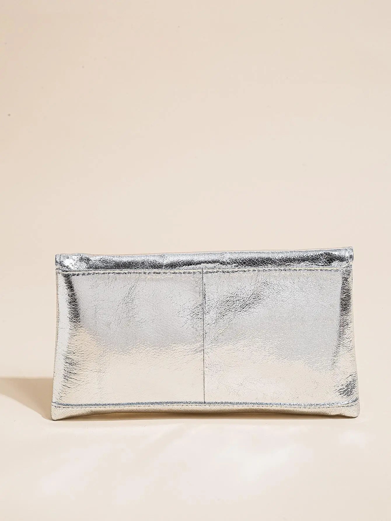 Silver Crossbody Bag