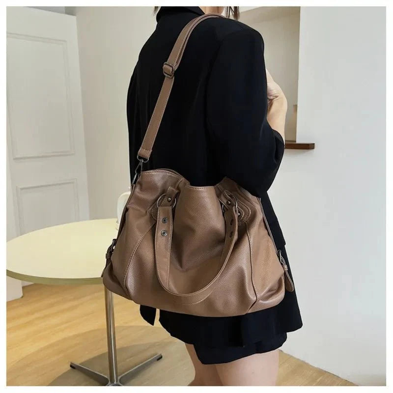 Leather crossbody bag