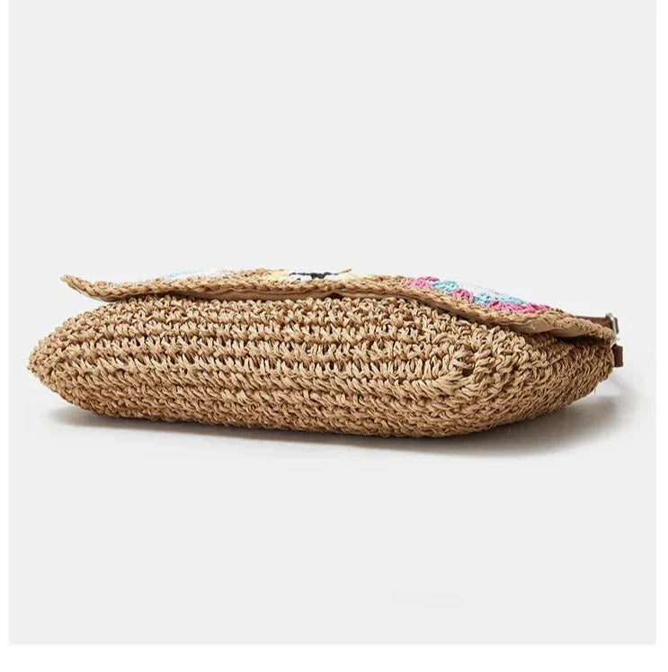 Straw Crossbody Bag