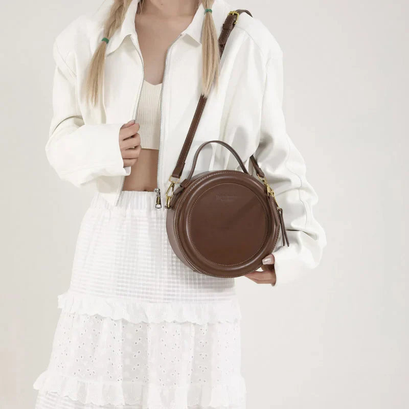 Mini leather crossbody bag
