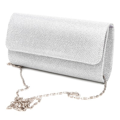 Silver crossbody bag
